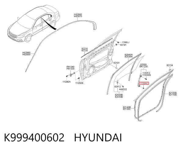  K999400602 Hyundai/Kia