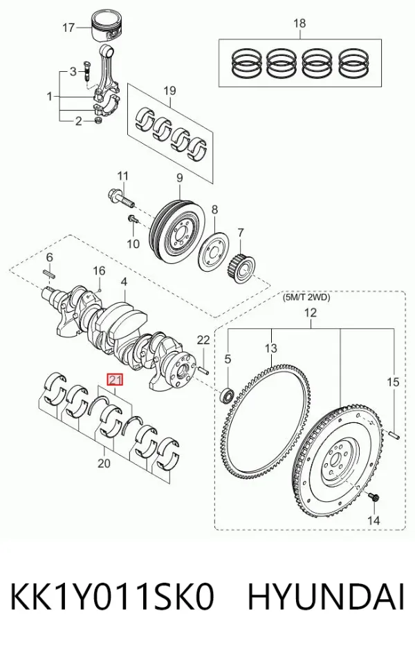 KK1Y011SK0 Hyundai/Kia