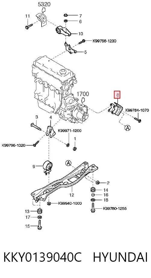  KKY0139040C Hyundai/Kia