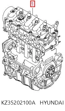 Двигатель KZ35202100A Hyundai/Kia