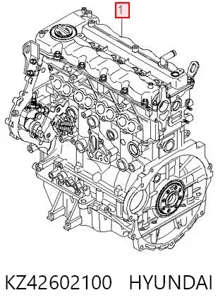 Двигатель KZ42602100 Hyundai/Kia