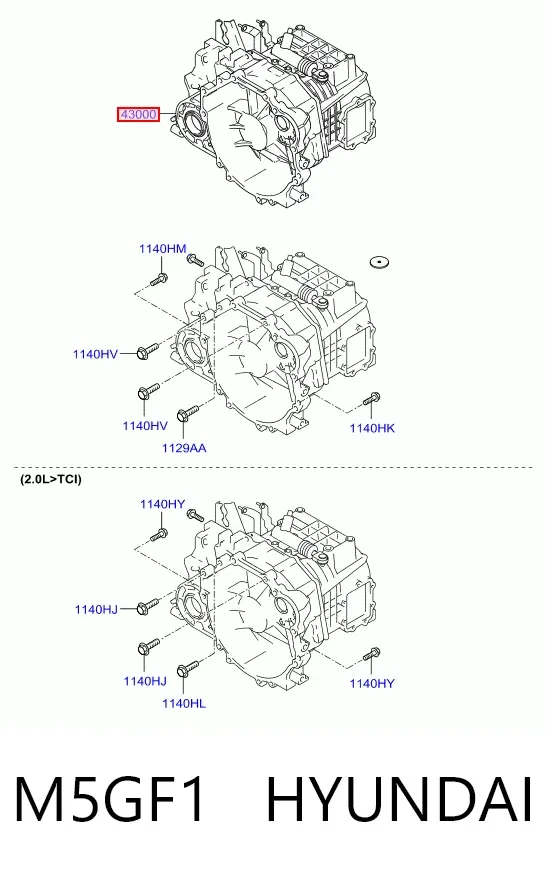 КПП M5GF1 Hyundai/Kia