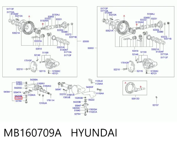  MB160709A Hyundai/Kia
