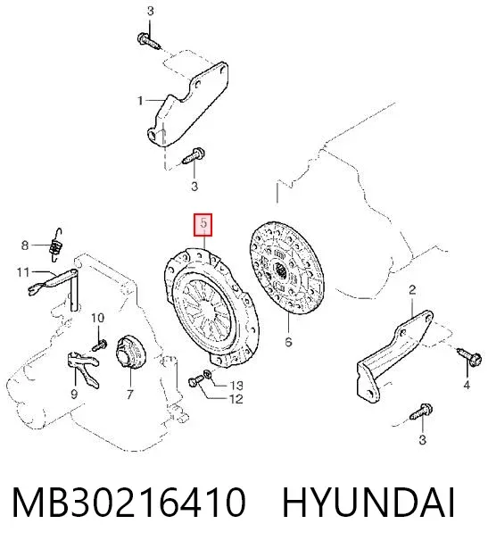 Корзина сцепления VKD11887 VALEO