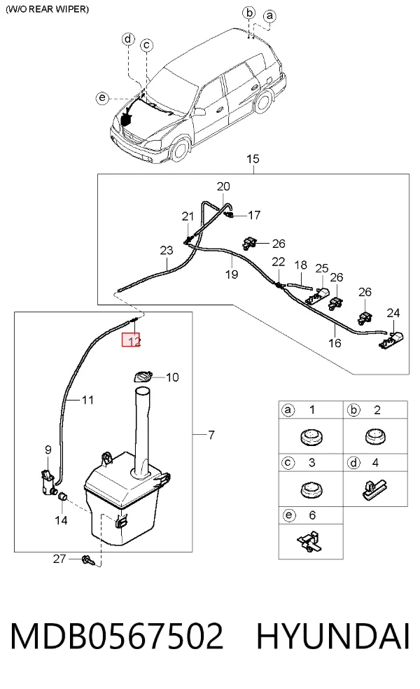  MDB0567502 Hyundai/Kia