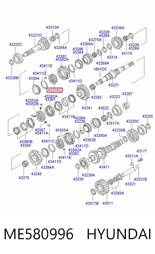  ME580996 Hyundai/Kia