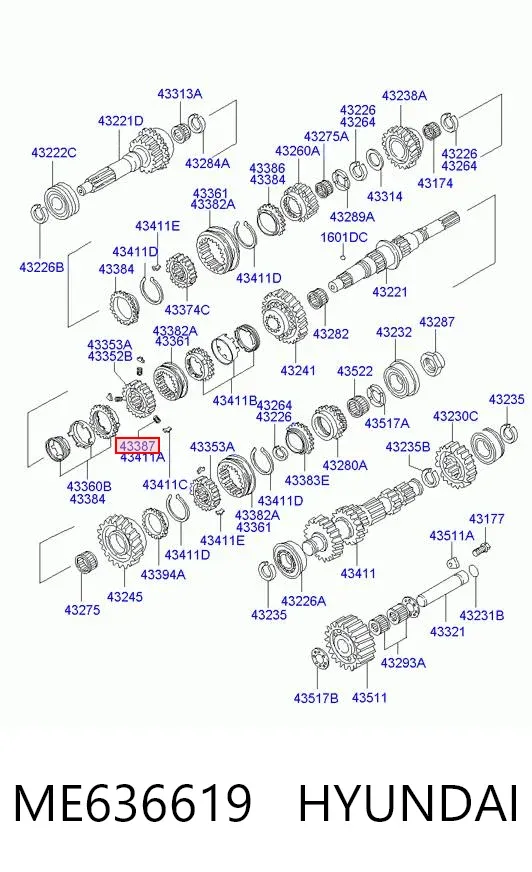  ME636619 Hyundai/Kia