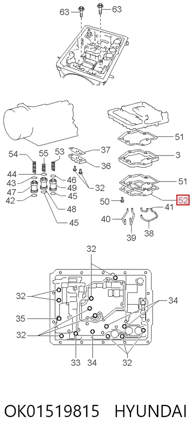 Фильтр АКПП OK01519815 Hyundai/Kia