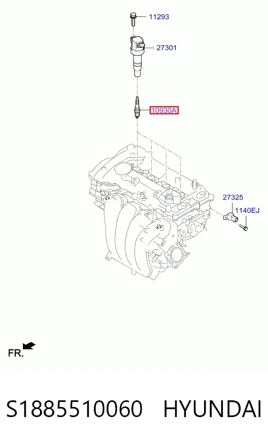 Свечи зажигания S1885510060 Hyundai/Kia