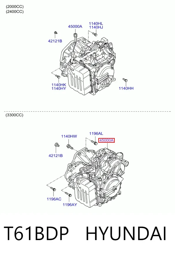АКПП T61BDP Hyundai/Kia