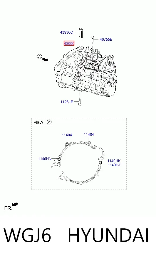 КПП WGJ6 Hyundai/Kia