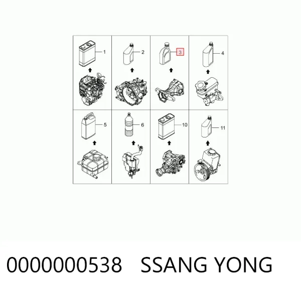  0000000538 Ssang Yong