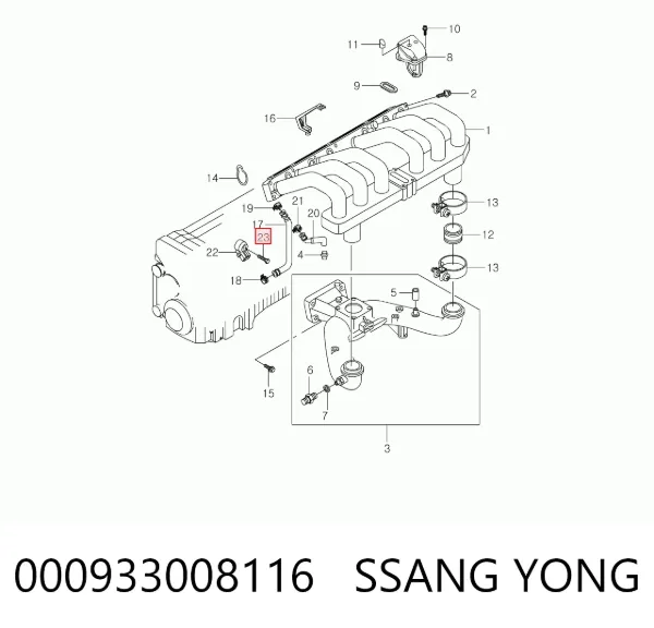  000933008116 Ssang Yong