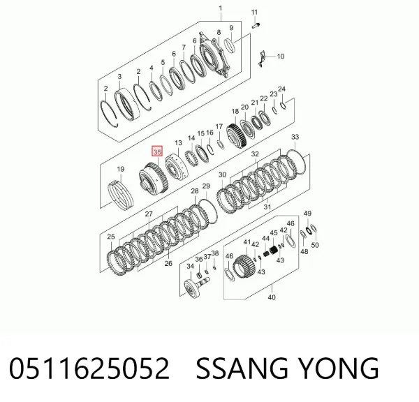  0511625052 Ssang Yong