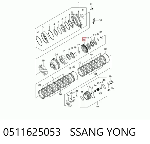  0511625053 Ssang Yong