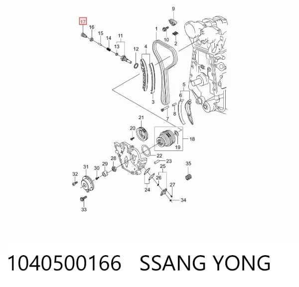  1040500166 Ssang Yong