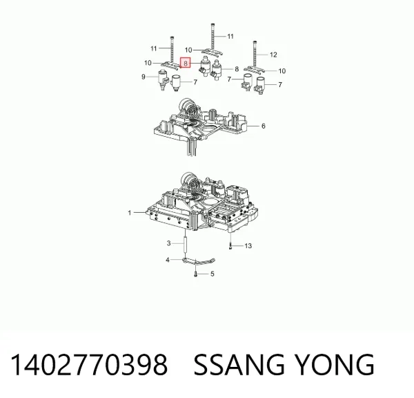 Соленоид АКПП 1402770398 Ssang Yong