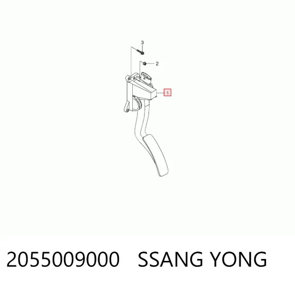 Педаль газа 2055009000 Ssang Yong