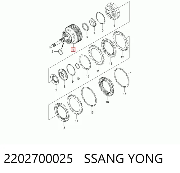  2202700025 Ssang Yong