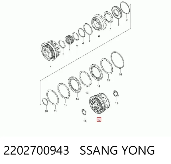  2202700943 Ssang Yong