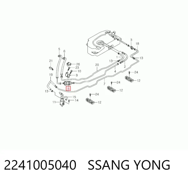 Топливный фильтр 2241005040 Ssang Yong