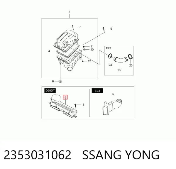  2353031062 Ssang Yong