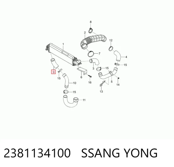  2381134100 Ssang Yong