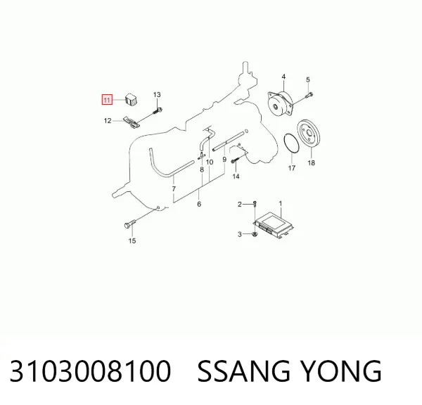  3103008100 Ssang Yong