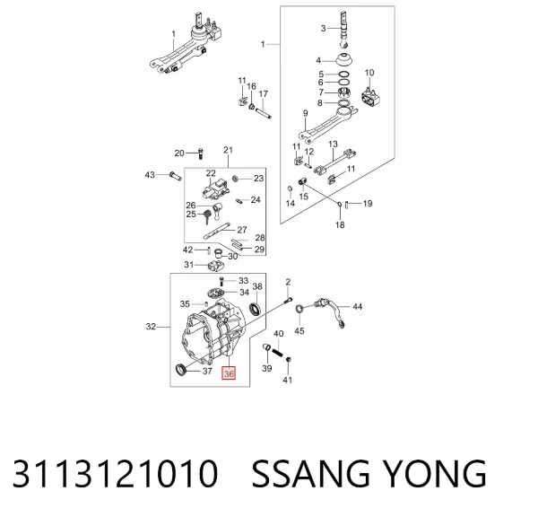  3113121010 Ssang Yong