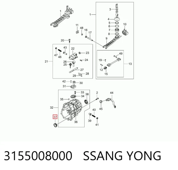  3155008000 Ssang Yong
