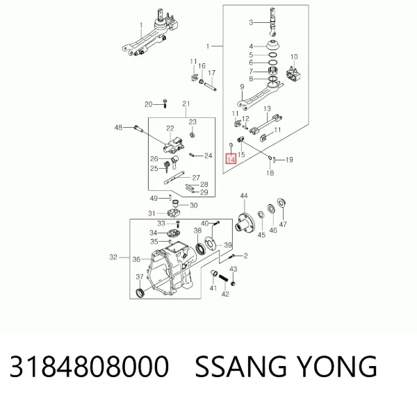  3184808000 Ssang Yong