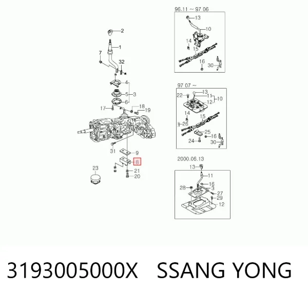  3193005000X Ssang Yong