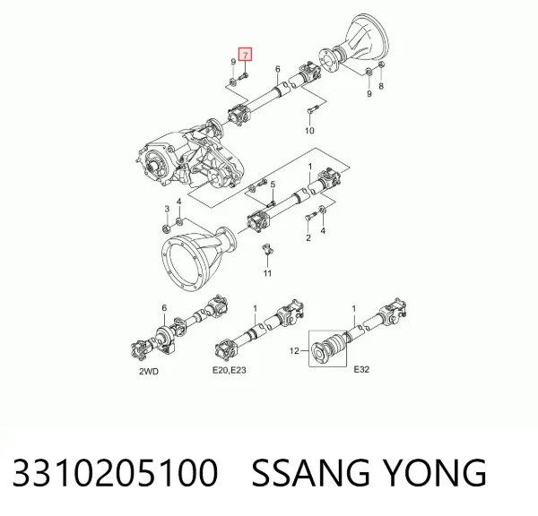  3310205100 Ssang Yong