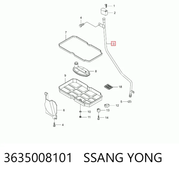  3635008101 Ssang Yong