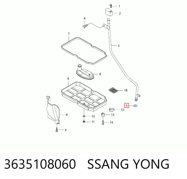  3635108060 Ssang Yong