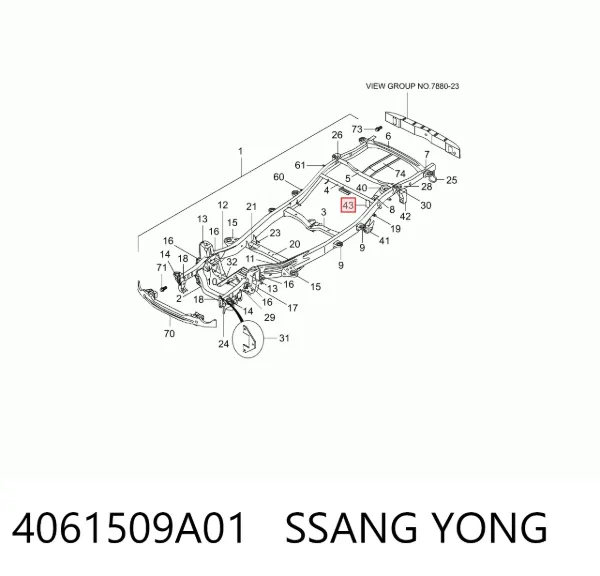  4061509A01 Ssang Yong