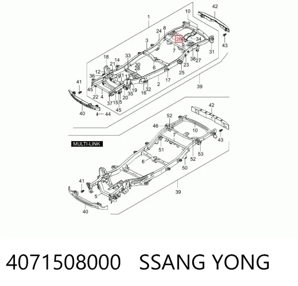  4071508000 Ssang Yong