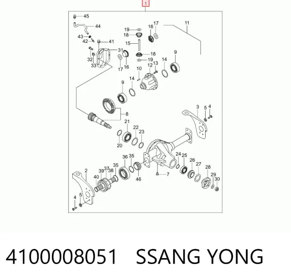  4100008051 Ssang Yong