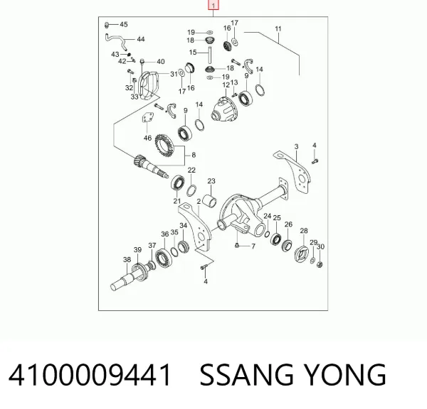  4100009441 Ssang Yong
