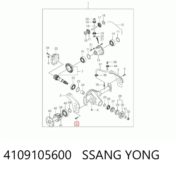  4109105600 Ssang Yong