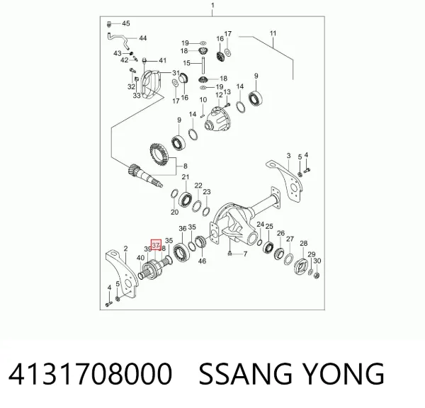  4131708000 Ssang Yong