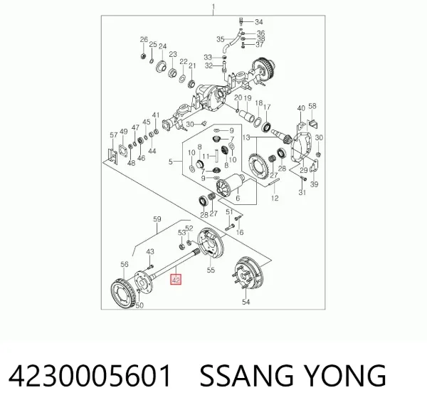  4230005601 Ssang Yong