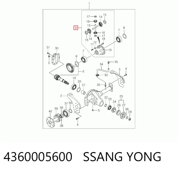  4360005600 Ssang Yong