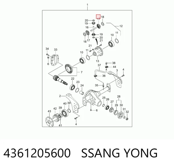  4361205600 Ssang Yong
