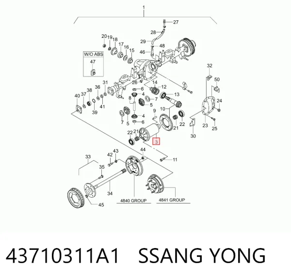  43710311A1 Ssang Yong