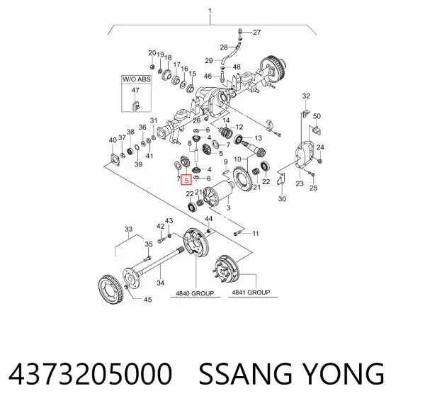  4373205000 Ssang Yong