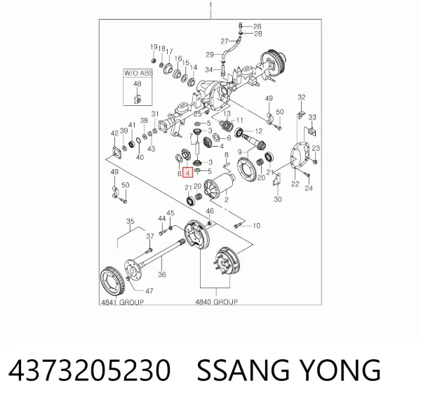  4373205230 Ssang Yong