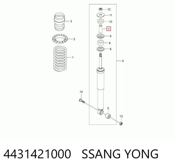  4431421000 Ssang Yong