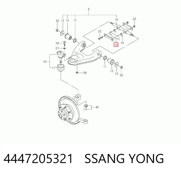  4447205321 Ssang Yong