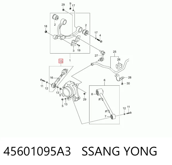  45601095A3 Ssang Yong